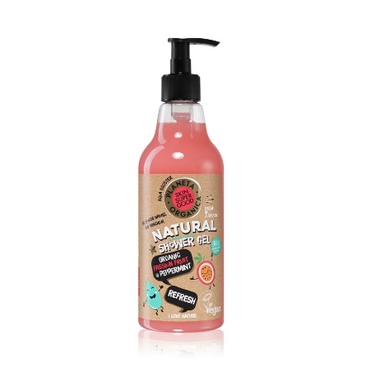 PLANETA ORGANICA -  Planeta Organica Organic Passionfruit & Peppermint odświeżający żel pod prysznic